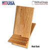 6.5"x2.75"x4" Cell Phone and Tablet Hardwood Charging Stand, Red Oak