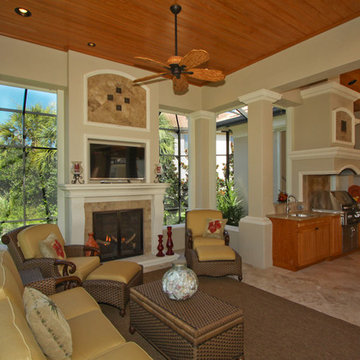 Lanai Expansion and Outdoor Kitchen Renovation in Bonita Bay, Bonita Springs FL