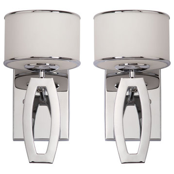 Safavieh Lenora Drum Sconce, Set of 2