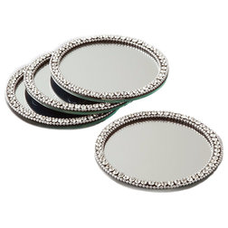 Contemporary Coasters by Elegance Silver