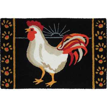 JellyBean Accent Rug Sunrise Rooster