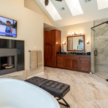 Enjoying of a Modern, Rejuvenated, and Functional Master Bath in Great Falls VA