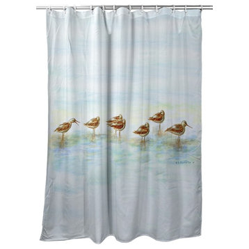 Betsy Drake Avocets Shower Curtain