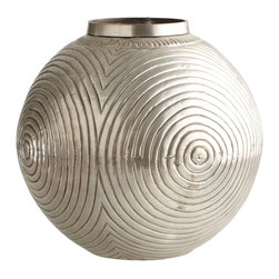 Etched Metal Vessel - Vase - Vases