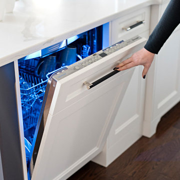 Panel Ready Appliances - Transitional Kitchen