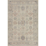 Loloi II - Loloi II Hathaway Printed HTH-04 Beige Multi Area Rug, 7'6"x9'6" - Hathaway is an enduring anchor for many lifestyles today. Whether your aesthetic is traditional, bohemian or a casual farmhouse, the essence of an old-world rug is conveyed with a warm printed, neutral pattern of creamy beige, pale grey and rich charcoal. Hathaway offers lasting style and stain resistant wear ability at a tremendous value.