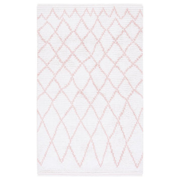 Safavieh Augustine Collection AGT850 Rug, Ivory/Pink, 9' X 12'