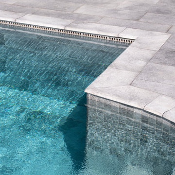 Antique Grey & Pool Garden Grey Porcelain Tiles -Fethiye,Mugla Villa