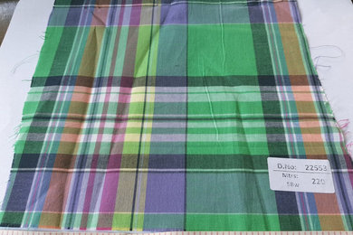 Madras Plaid Fabrics for Home Decor and Drapes