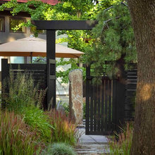Garden gate...black