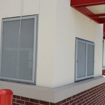 Dan's Seafood and Chicken in Dallas (commercial security screens)