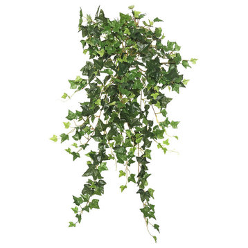Vickerman 26" Mini Ivy Hanging Bush, Green