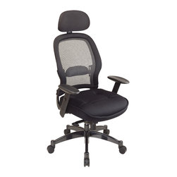 Professional Deluxe Black Mesh Office Chair - Office Chairs