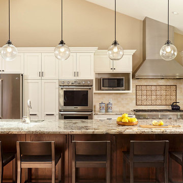 Large Kitchen Island Seats Family of Five