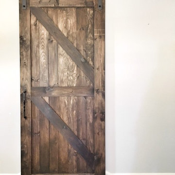 Modern Farmhouse Front Entry, Mudroom and Laundry Room Remodel