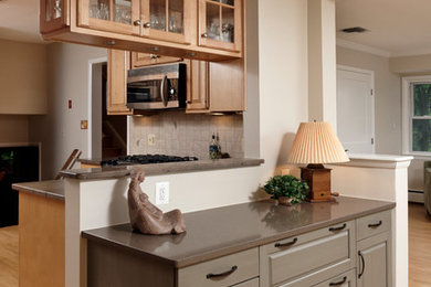 Inspiration for a mid-century modern home office remodel in DC Metro