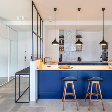 Cucina blu