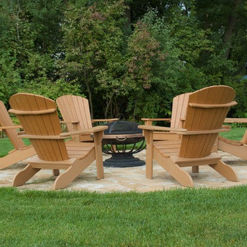 Flagstone Fire Pit Patio