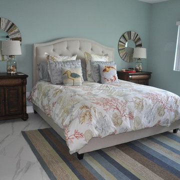 Vintage Florida bedroom by Starfish Decorating
