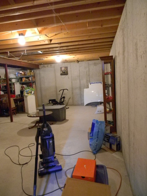 Unfinished Basement, How To Install Pot Lights In Unfinished Basement