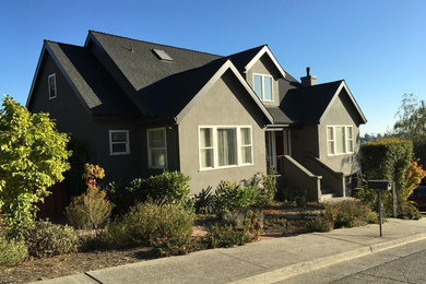 Transitional exterior home idea in San Francisco
