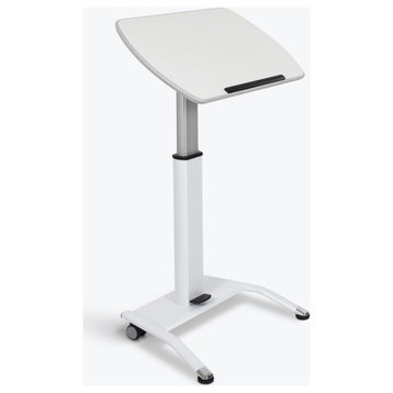 Lx-Pnadj-Wh, Pnematic Height Adjustable Lectern