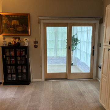 Modern Andersen 400 Series Gliding Patio Door Installation in Belvedere, NJ