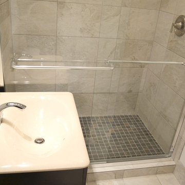 Wicker Park Two-Flat Single Family Gut Rehab - Elegant Bath