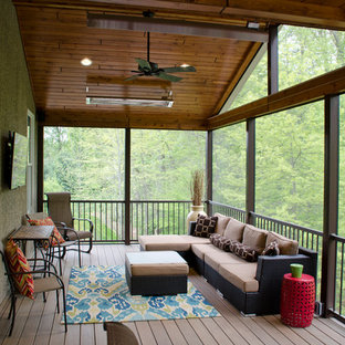 75 Beautiful Rustic Back Porch Pictures & Ideas - August, 2020 | Houzz