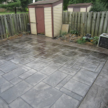 Walkersville MD townhouse backyard
