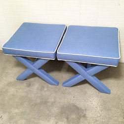 Custom X Benches - Footstools And Ottomans