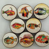Strange Antique Fish Cabinet Knobs, 8-Piece Set