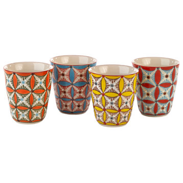 Glazed Ceramic Cups | Pols Potten Hippy