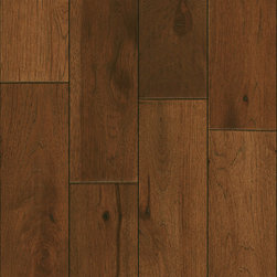 Toffee Hickory - Mohawk Rockford 5" Wide Solid Hardwood - Hardwood Flooring