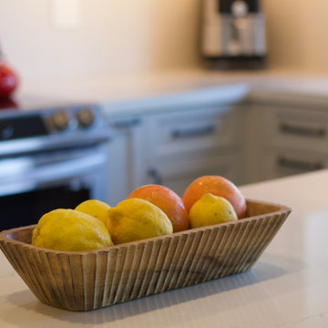 Coastal clean kitchen and baths