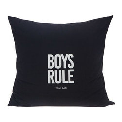 Square Pillows Boys Rule - Products