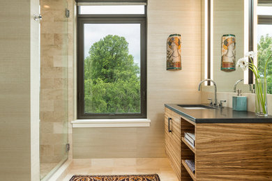 Home design - contemporary home design idea in Portland