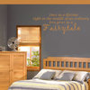 Once in a Lifetime Vinyl Wall Decal bedroomdecor07, Brown, 48 in.