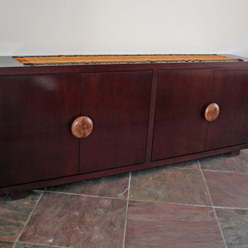Custom Handcrafted Furniture, Wenge Wood, Tables, Bed and Nightstands
