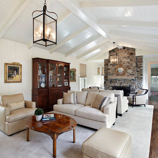 White Wood Paneling Houzz