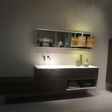 bathroom shelving