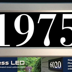 Address LED - illuminated house numbers - House Numbers