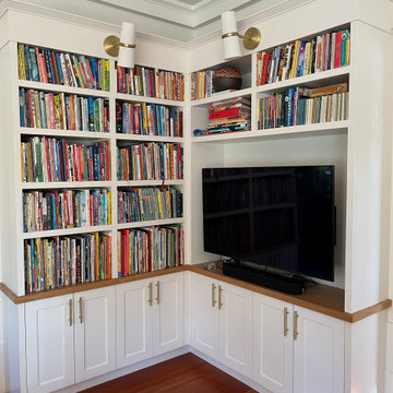 Berkeley Craftsman Kitchen, Library, and Bathrooms - a three- phased project