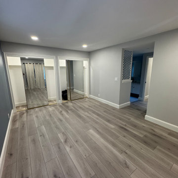 Home Remodel/ One Bath/paint/popcorn removal/LED Can lights/baseboards/Flooring