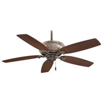 Minka Aire Classica 54" Ceiling Fan With 3-Speed Pull Chain, French Beige