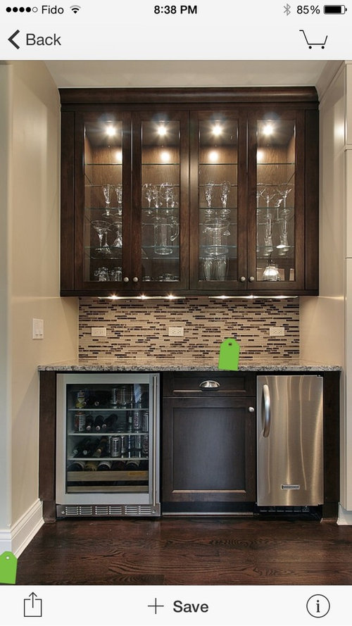 Wine Chiller Too Short Solutions, Dining Room Buffet Table With Wine Fridge