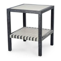 PRESTWICK SIDE TABLE - TOP IN WHITEFIELD PEBBLE - Products