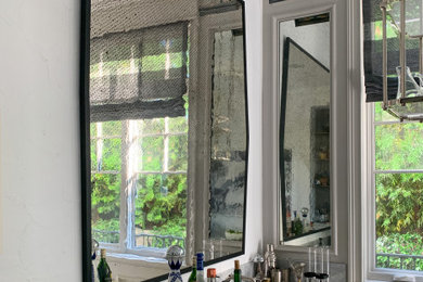 Home bar - transitional home bar idea