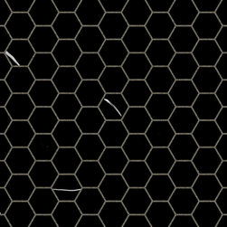 China Black Hexagon Mosaic - Wall And Floor Tile