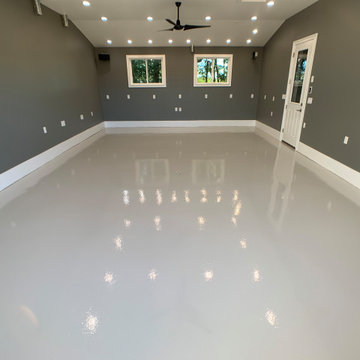 Leander Custom Wood Shop Floor